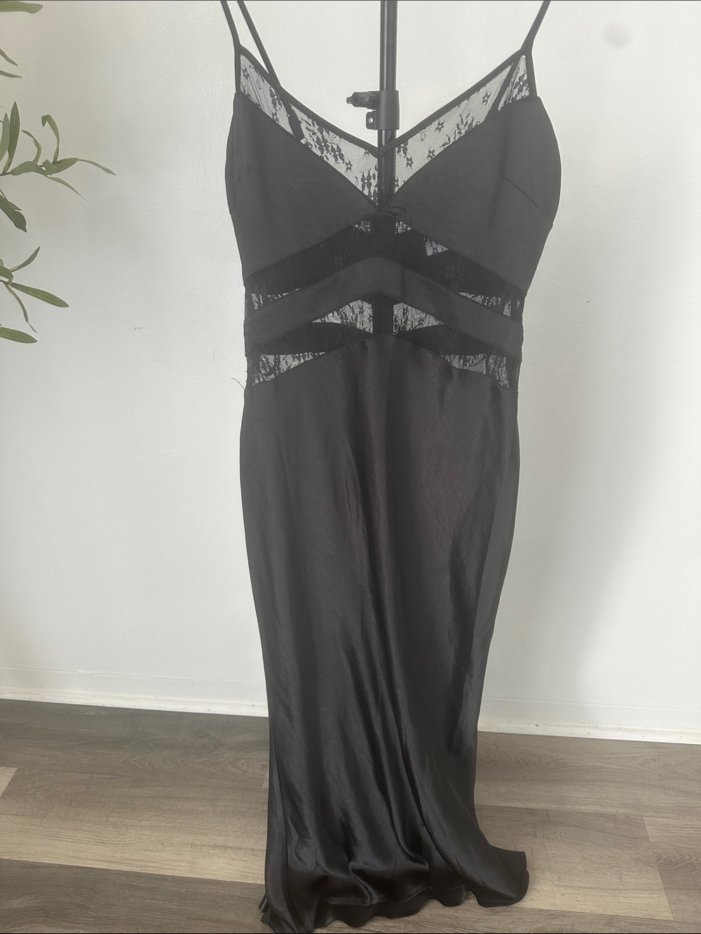 RNWY Satin maxi dress